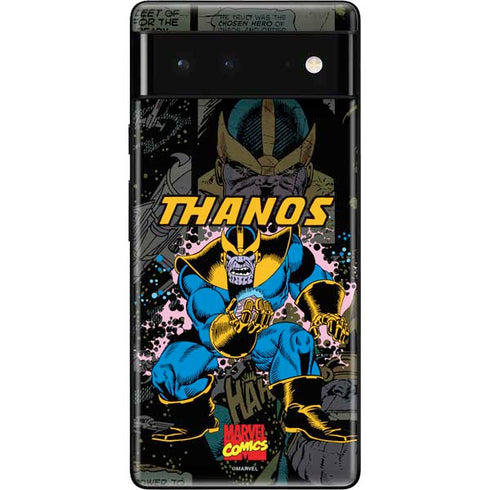 Marvel Classic Comics Thanos Google Pixel 6 Skin